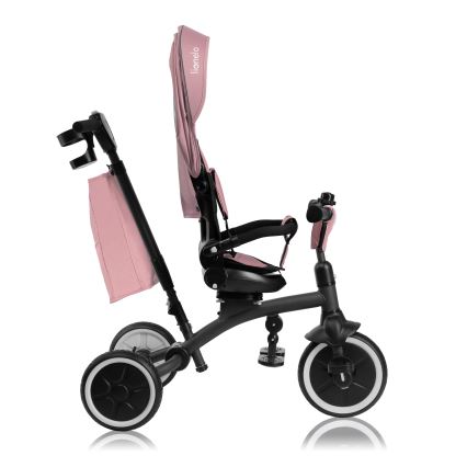 Lionelo - Kinderdriewieler TRIS PLUS Pink Rose