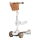 Lionelo - Kinderen step 2in1 FRANKY wit/beige