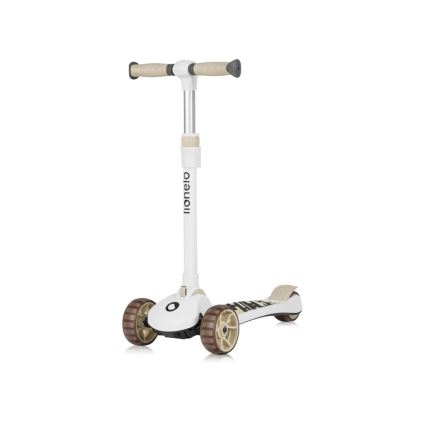 Lionelo - Kinderen step 2in1 FRANKY wit/beige