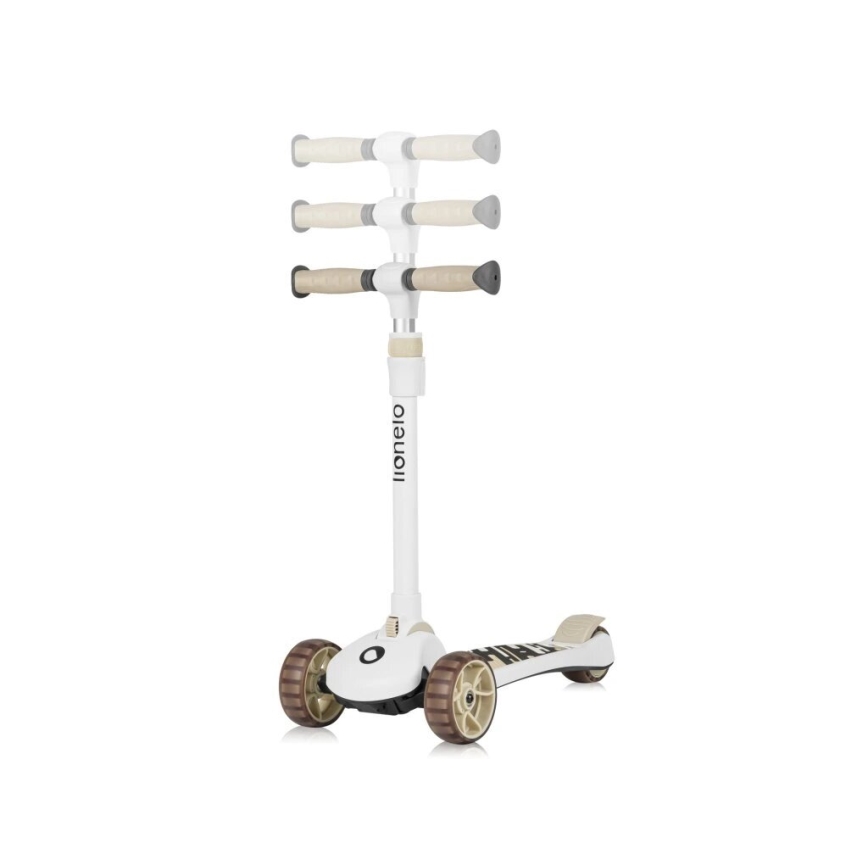 Lionelo - Kinderen step 2in1 FRANKY wit/beige