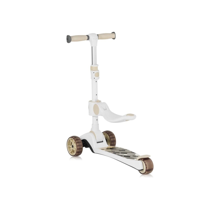 Lionelo - Kinderen step 2in1 FRANKY wit/beige