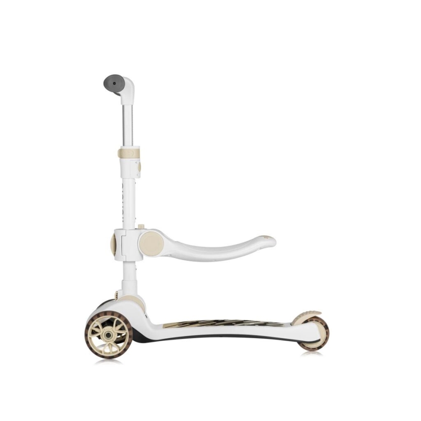 Lionelo - Kinderen step 2in1 FRANKY wit/beige