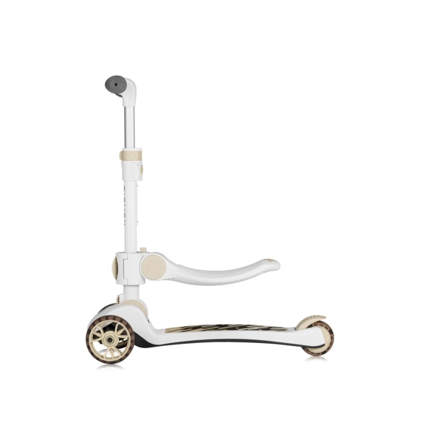 Lionelo - Kinderen step 2in1 FRANKY wit/beige