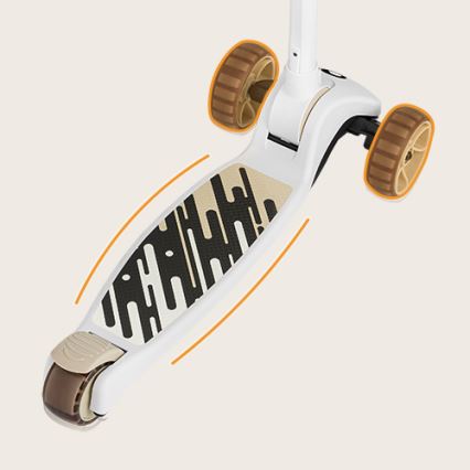 Lionelo - Kinderen step 2in1 FRANKY wit/beige