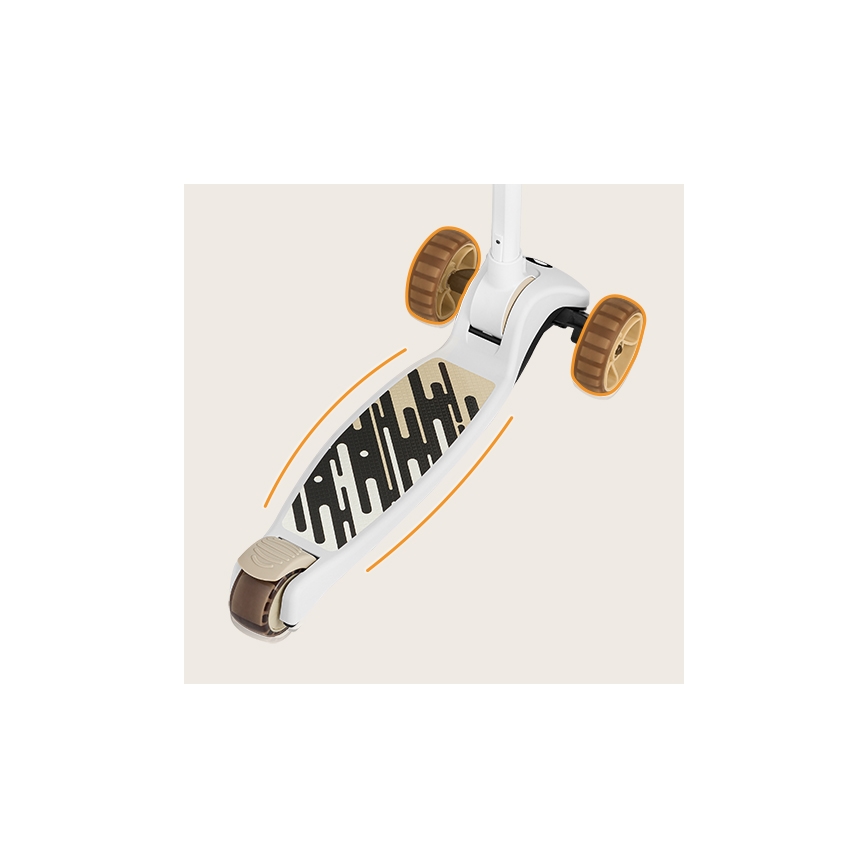 Lionelo - Kinderen step 2in1 FRANKY wit/beige