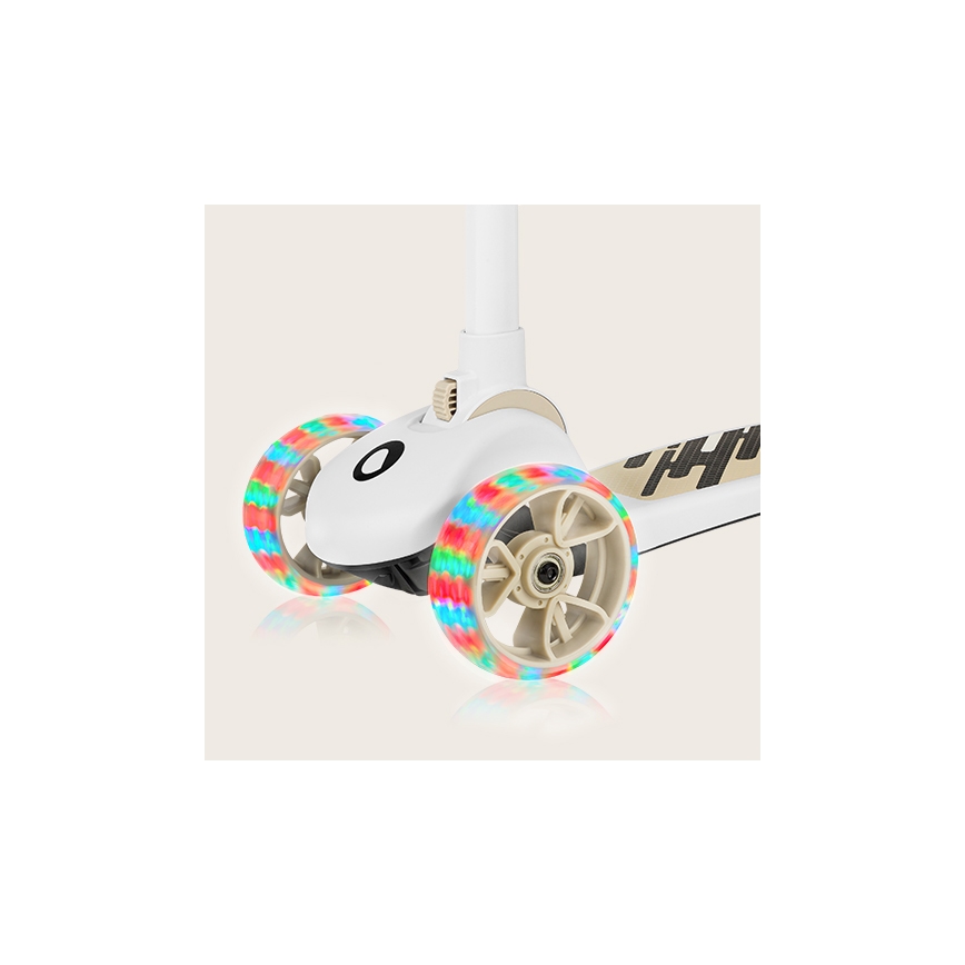 Lionelo - Kinderen step 2in1 FRANKY wit/beige