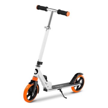 Lionelo - Kinderen step LUCA wit/oranje