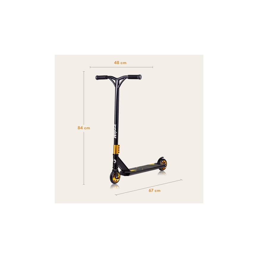 Lionelo - Kinderen step WHIZZ zwart