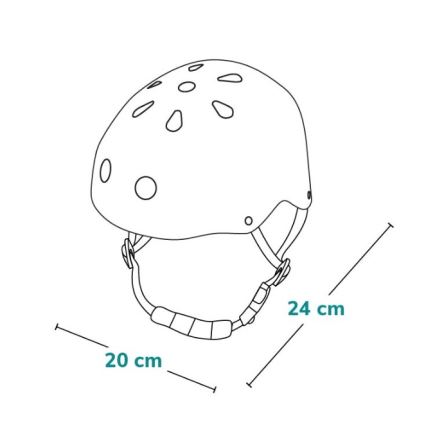 Lionelo - Kinderhelm HELMET White