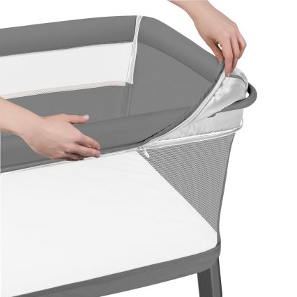 Lionelo - Kinderledikant 5-in-1 THOMI PLUS Grey Concrete