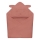 Lionelo - Kinderoverhaaltje met hoodie MUSLIN HOODED TOWEL Rood Koraal