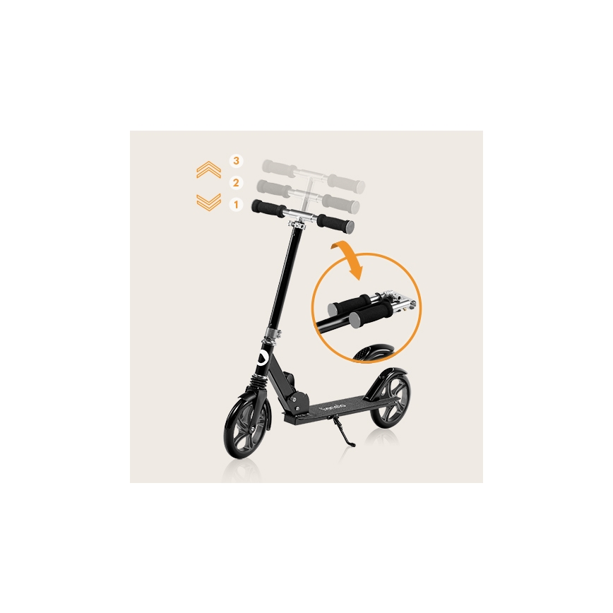 Lionelo - Kinderstep LUCA zwart