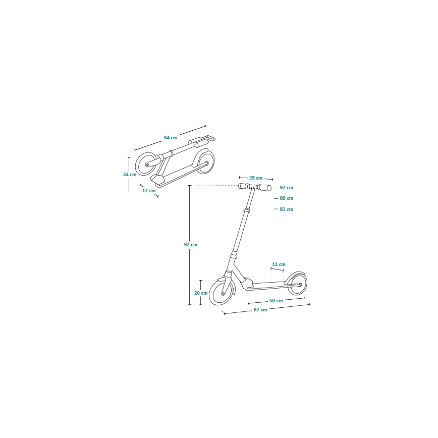 Lionelo - Kinderstep LUCA zwart/roze
