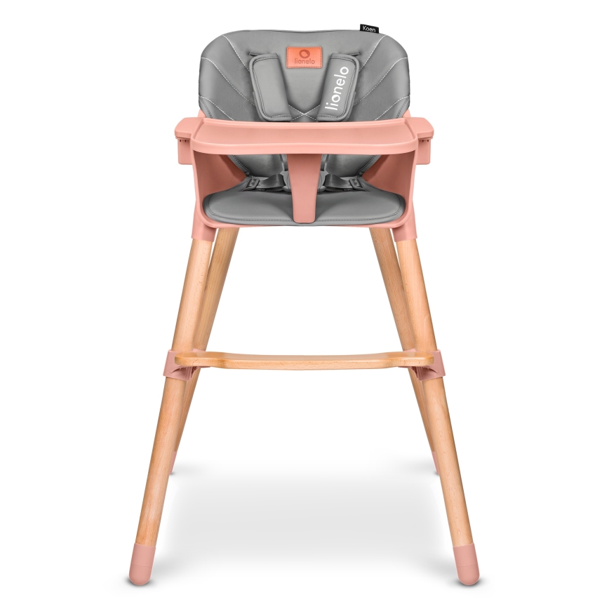 Lionelo - Kinderstoel 2-in-1 KOEN Pink Rose