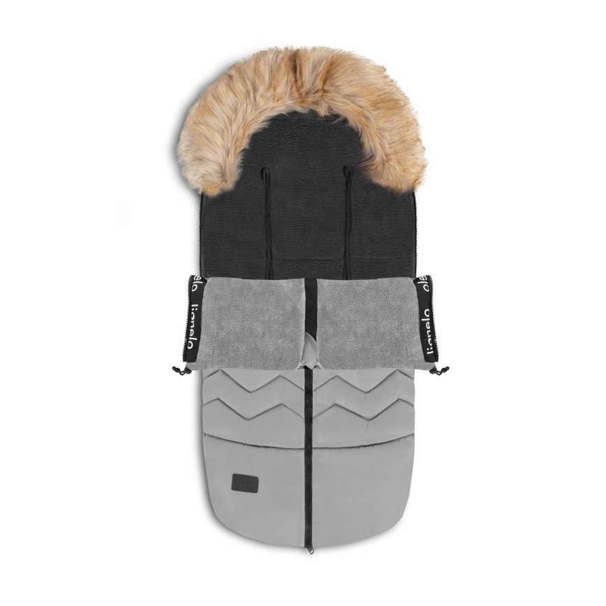 Lionelo - Kindervoetenzak FRODE Grey Dove