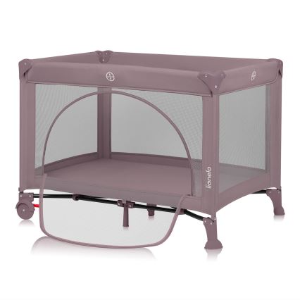 Lionelo LAURA Reisbed in Pink Nude