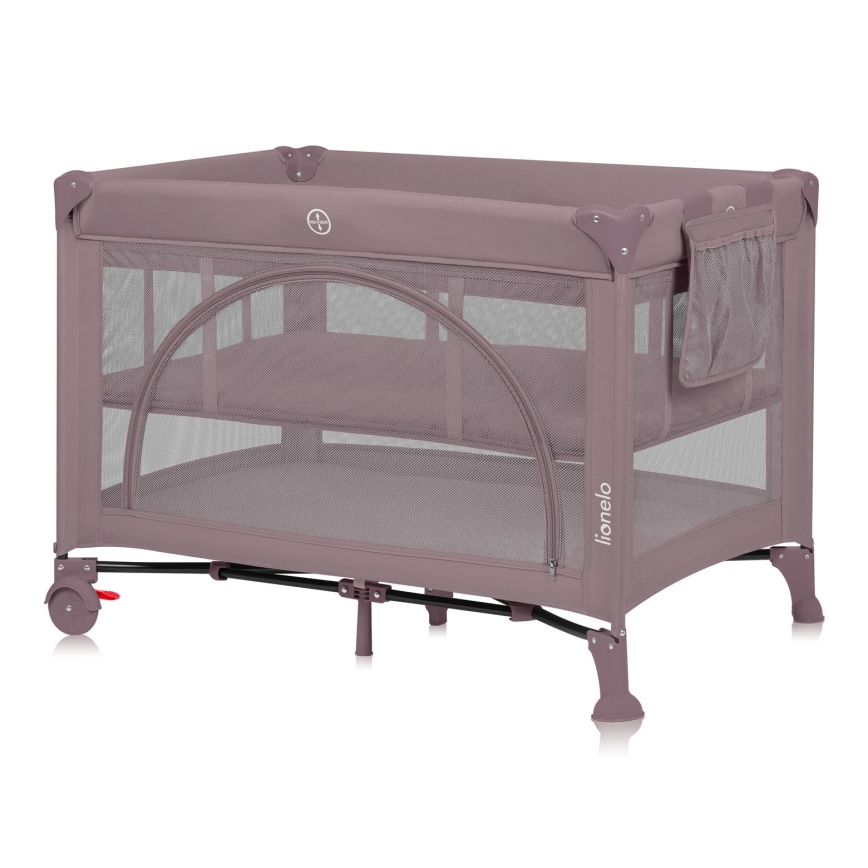 Lionelo LAURA Reisbed in Pink Nude