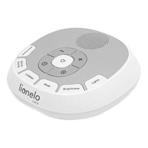 Lionelo - LED RGB oplaadbare muziekdoos met geïntegreerd nachtlicht BABYNAP 5V/1500 mAh