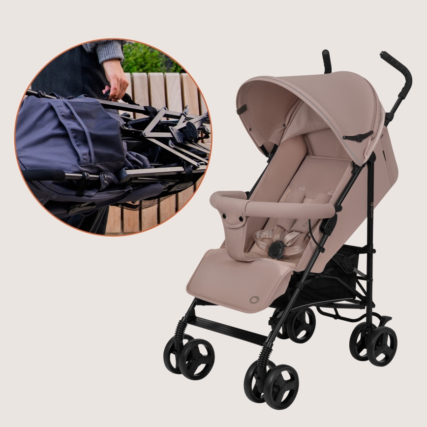 Lionelo - lichtgewicht buggy ELIA Beige Taupe