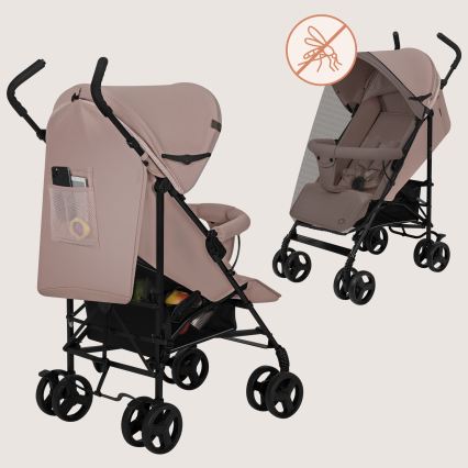 Lionelo - lichtgewicht buggy ELIA Beige Taupe
