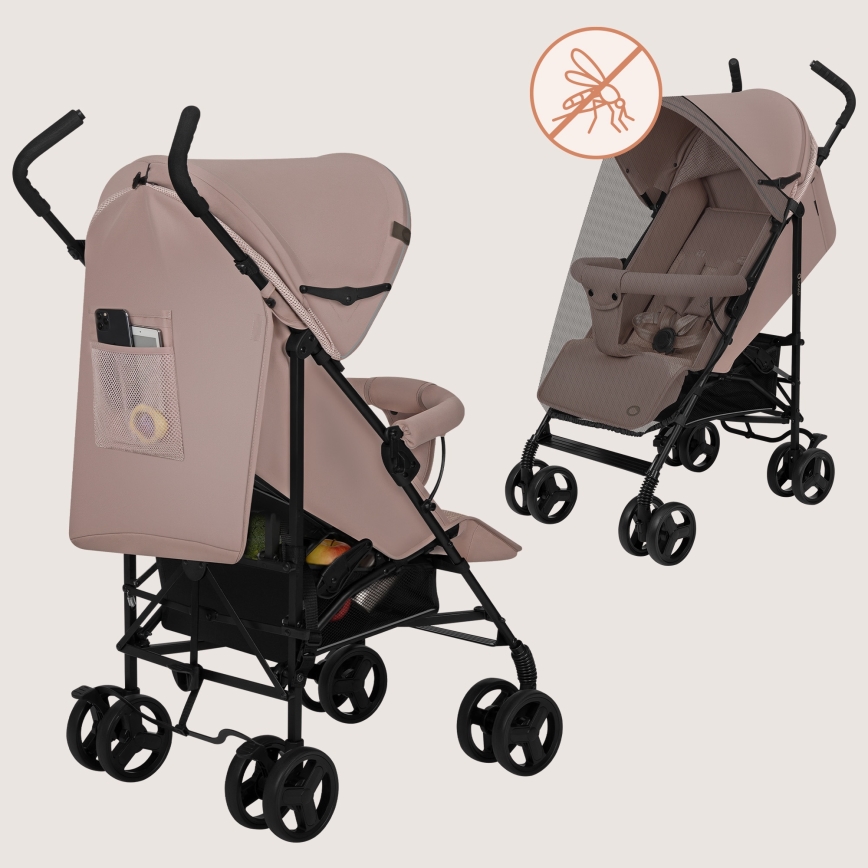 Lionelo - lichtgewicht buggy ELIA Beige Taupe