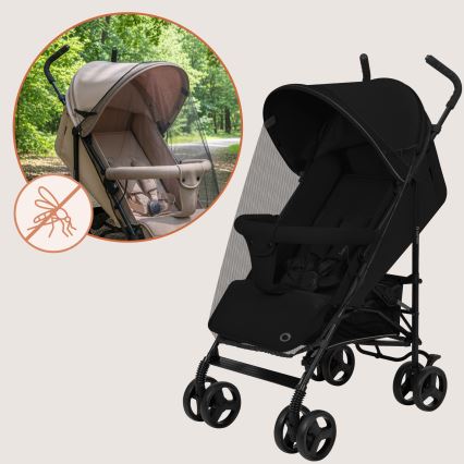Lionelo - Lichtgewicht parapluwagen ELIA Black Onyx