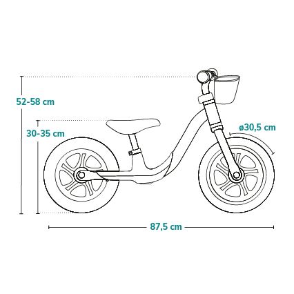 Lionelo - Loopfiets ALEX PLUS roze