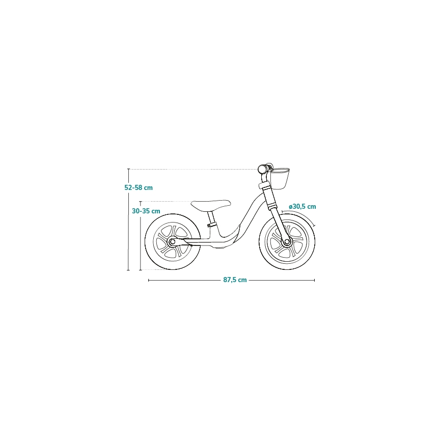 Lionelo - Loopfiets ALEX PLUS roze