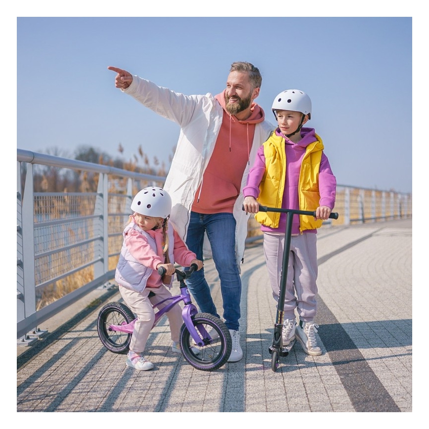 Lionelo - Loopfiets BART AIR paars/roze