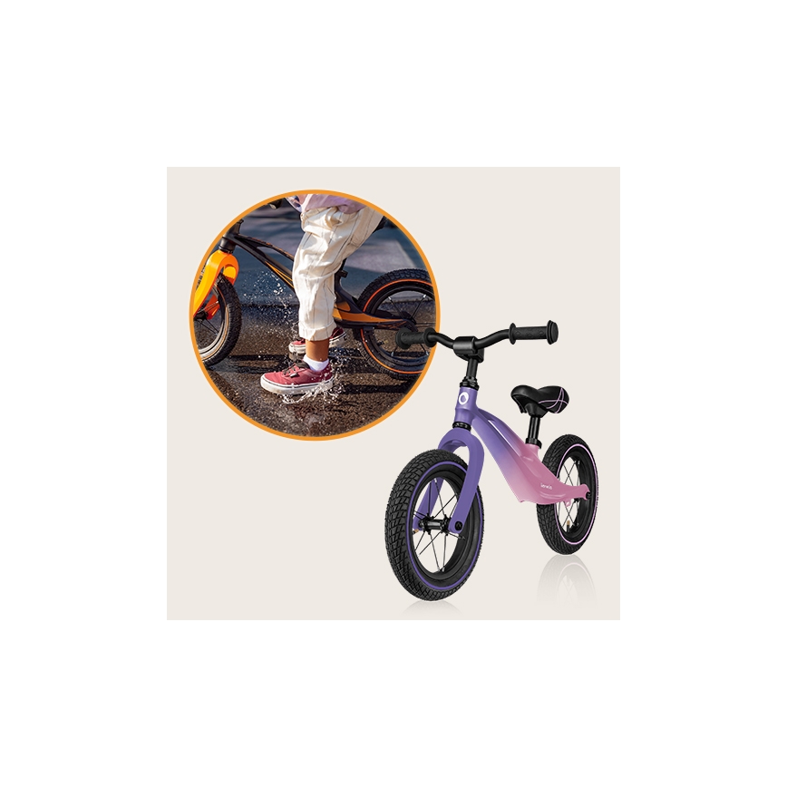 Lionelo - Loopfiets BART AIR paars/roze