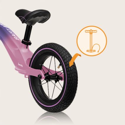 Lionelo - Loopfiets BART AIR paars/roze