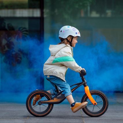 Lionelo - Loopfiets BART AIR zwart/oranje