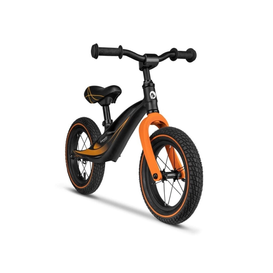 Lionelo - Loopfiets BART AIR zwart/oranje