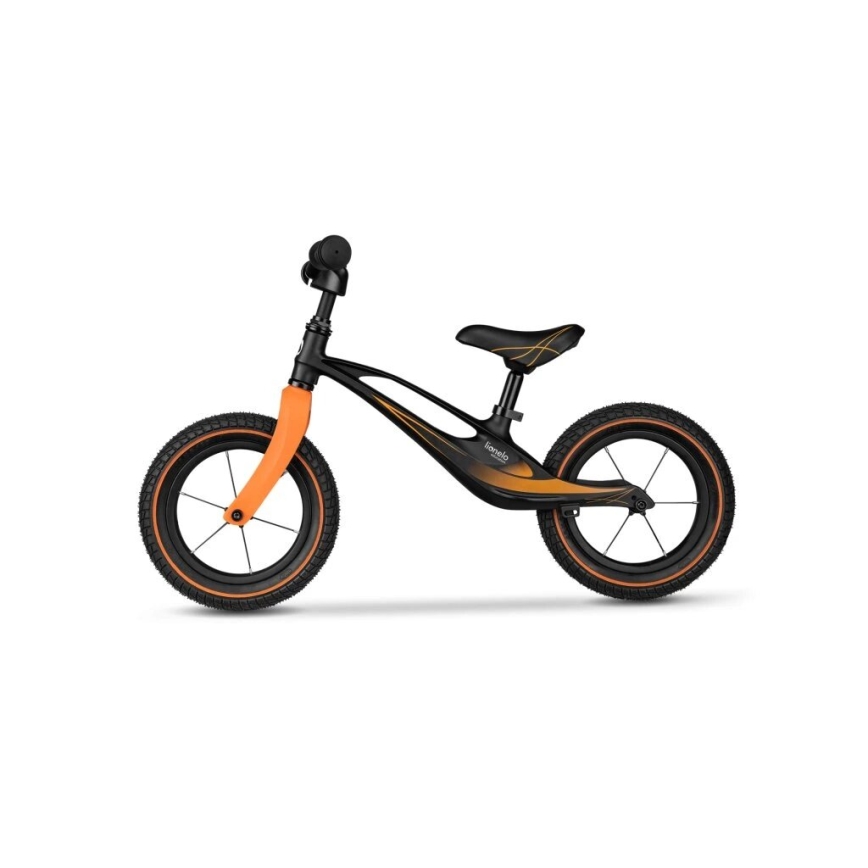 Lionelo - Loopfiets BART AIR zwart/oranje