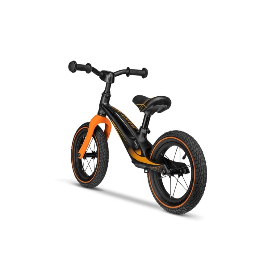 Lionelo - Loopfiets BART AIR zwart/oranje