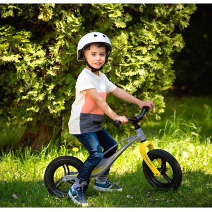 Lionelo - Loopfiets BART TOUR grijs/geel