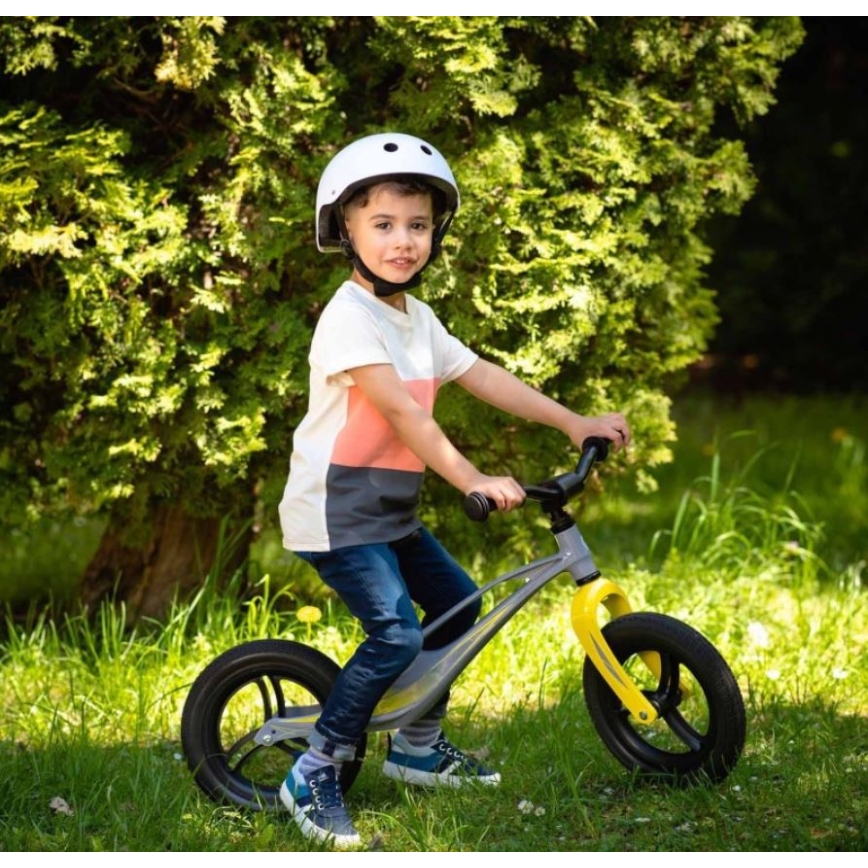Lionelo - Loopfiets BART TOUR grijs/geel