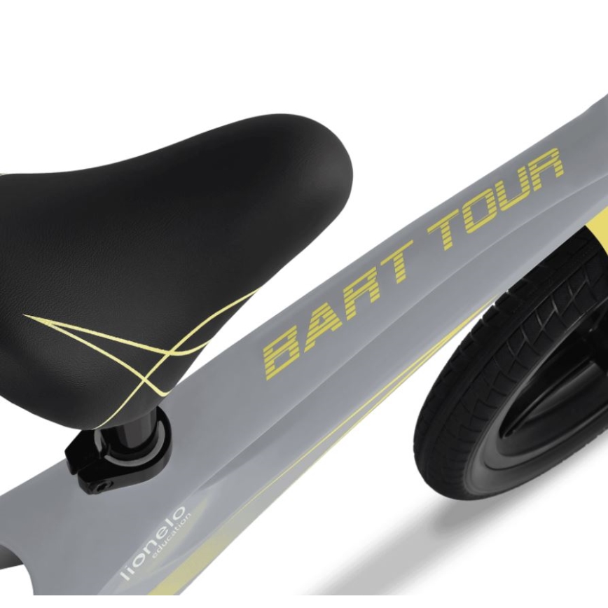 Lionelo - Loopfiets BART TOUR grijs/geel