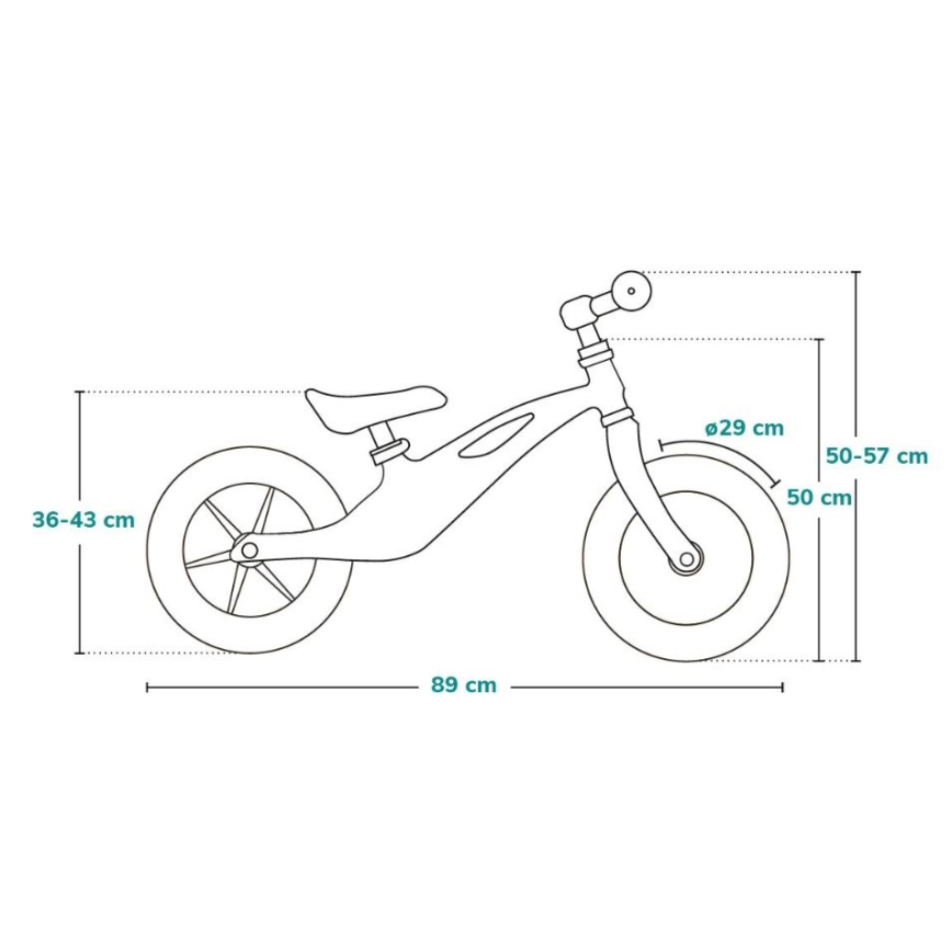 Lionelo - Loopfiets BART TOUR roze/groen