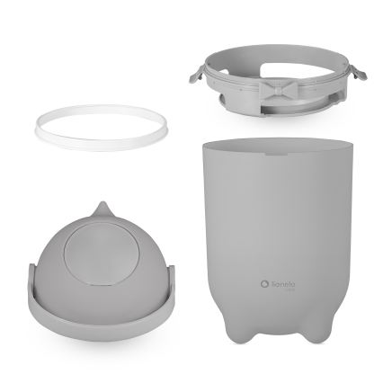 Lionelo - Luieremmer PUREBIN 10 l Grijs