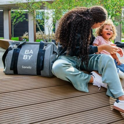 Lionelo - Luiertas voor kinderwagen IDA Betongrijs