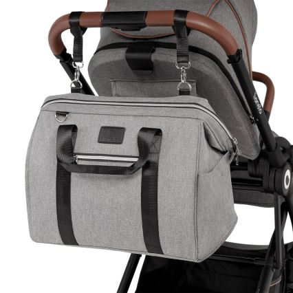 Lionelo - Luiertas voor kinderwagen IDA Betongrijs