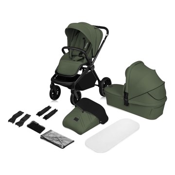 Lionelo MIKA PLUS 2-in-1 Combi Kinderwagen Groen Olijf