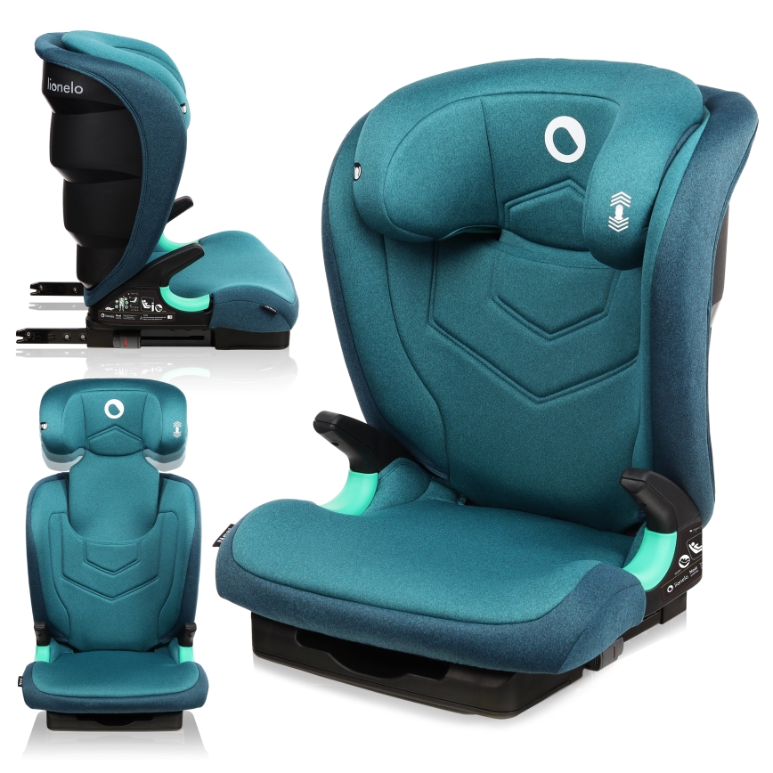 Lionelo - NEAL i-Size autostoel 100-150 cm groen-turkoois