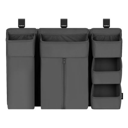 Lionelo - Opbergorganizer voor ledikant 3-in-1 SIDEPOCKET grijs