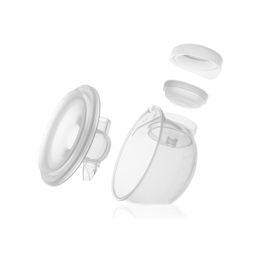 Lionelo - Elektrische oplaadbare dubbele borstkolf voor moedermelk TWEE FREE 5V 1500 mAh 150 ml