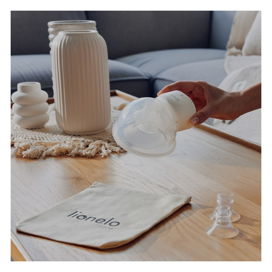 Lionelo - Elektrische oplaadbare borstkolf FIDI FREE SIMPLE 5V 1000 mAh 180 ml