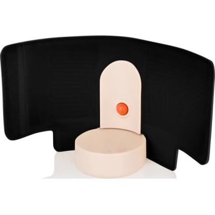 Lionelo - Oplaadbare flessenverwarmer THERMUP GO EVO 18W/5V zwart/beige