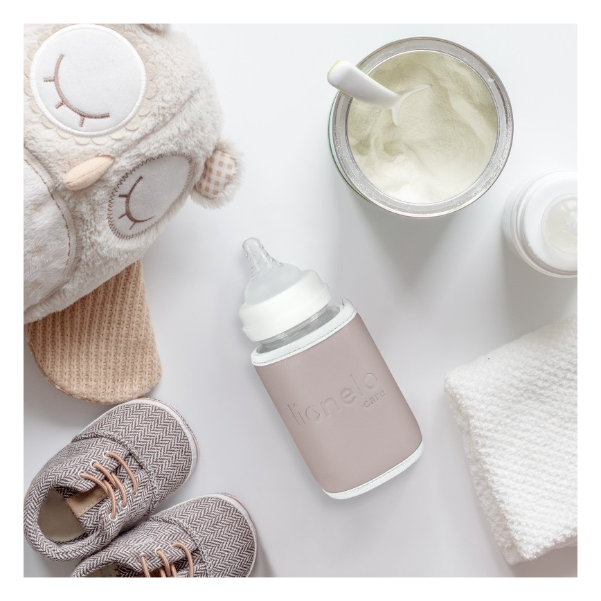 Lionelo - Oplaadbare flessenwarmer THERMUP GO 18W/5V Babyroze