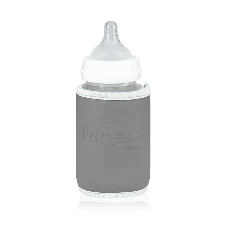 Lionelo - Oplaadbare flessenwarmer THERMUP GO 18W/5V Grijs/Zilver